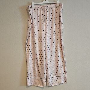 Victoria's Secret | NWT Women's Pink Black Hearts Loungewear Pajama Bottom XXL